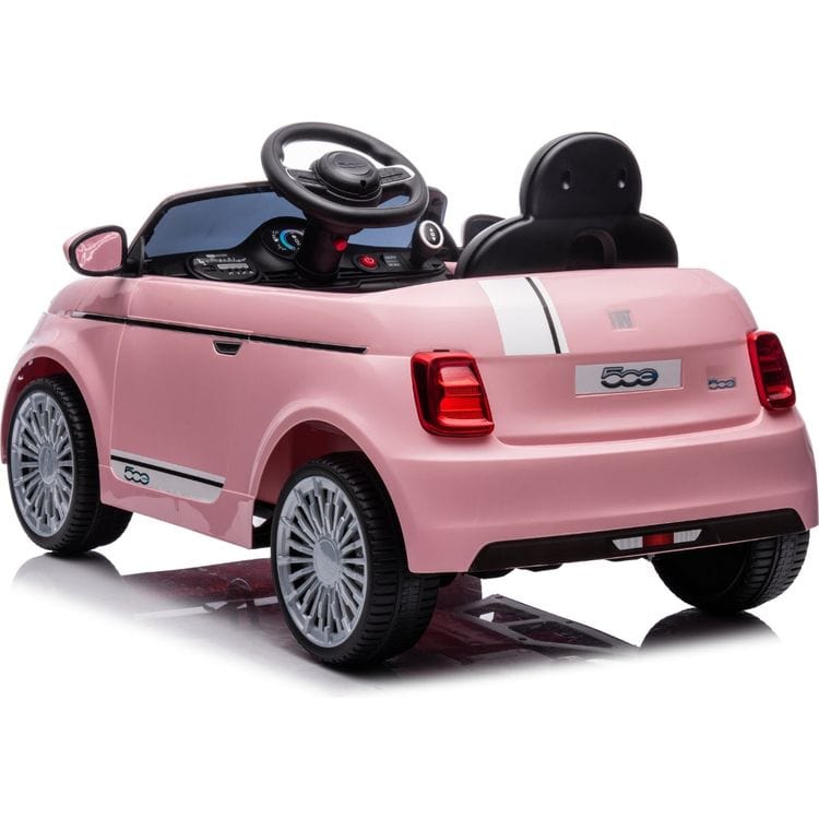  Best Ride on Cars -  Fiat 500 12V Ride On Car - Pink -  Outdoor