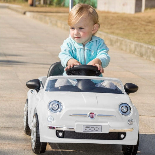 Fiat Push Car - White | Best Ride on Cars