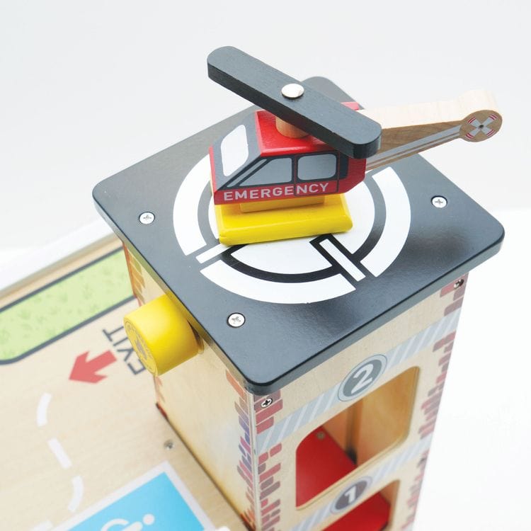  Le Toy Van -  Fire & Rescue Wooden Garage -  Preschool