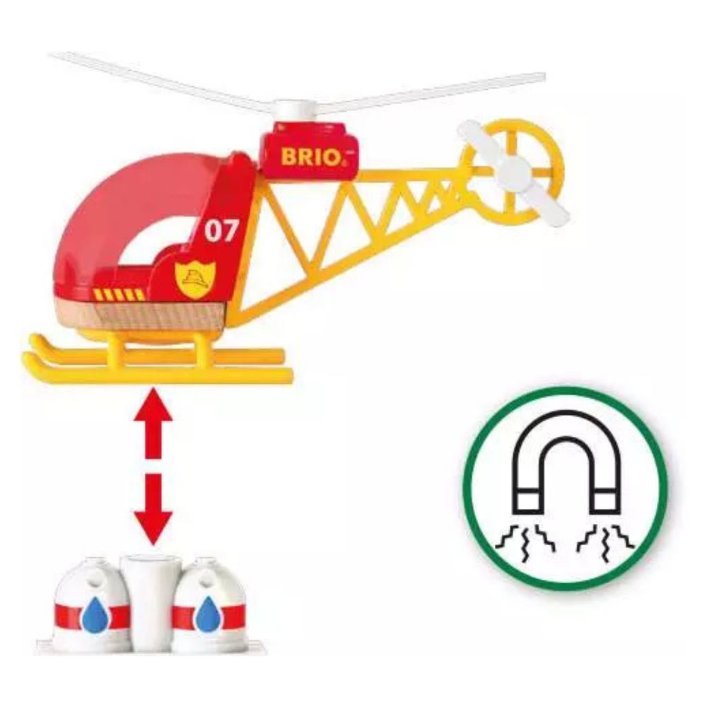  Brio -  Firefighter Helicopter -  Preschool