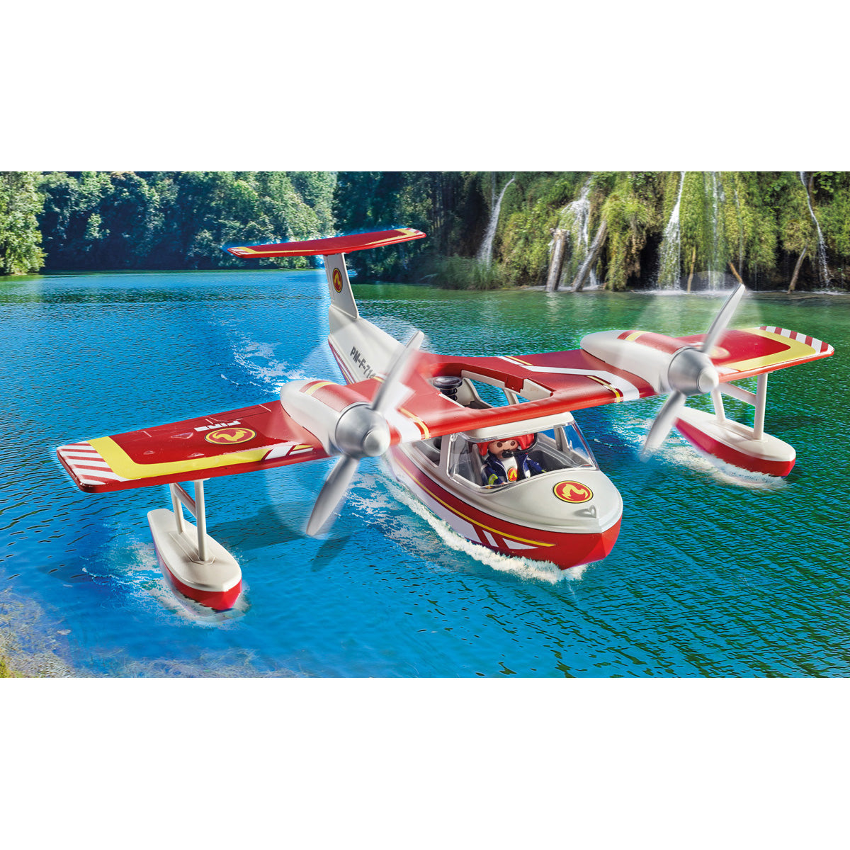  Playmobil -  Firefighting Seaplane Playset -  Preschool