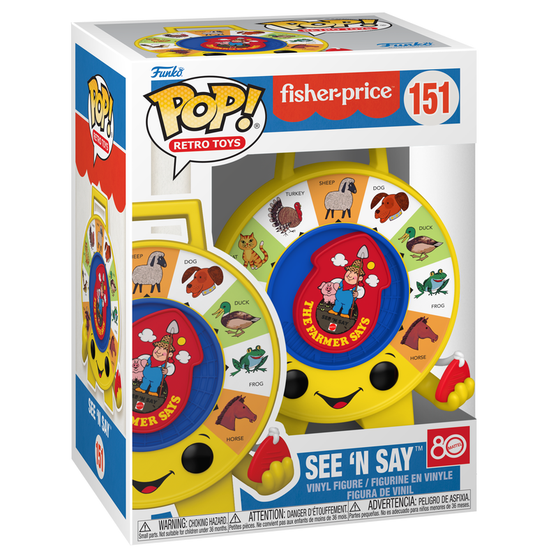  Funko -  Fisher-Price Pop! See 'N Say -  World of Funko