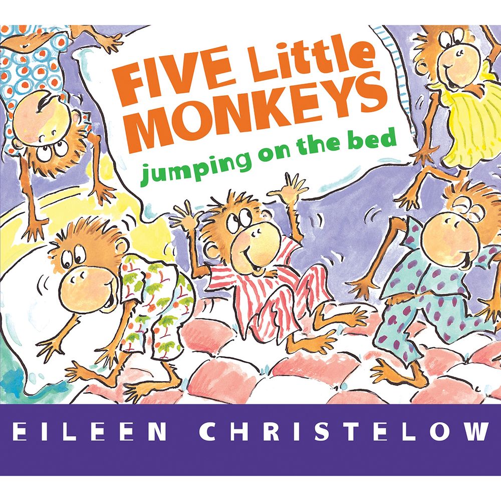  Harper Collins -  Five Little Monkeys Jumping on the Bed Board Book -  Books