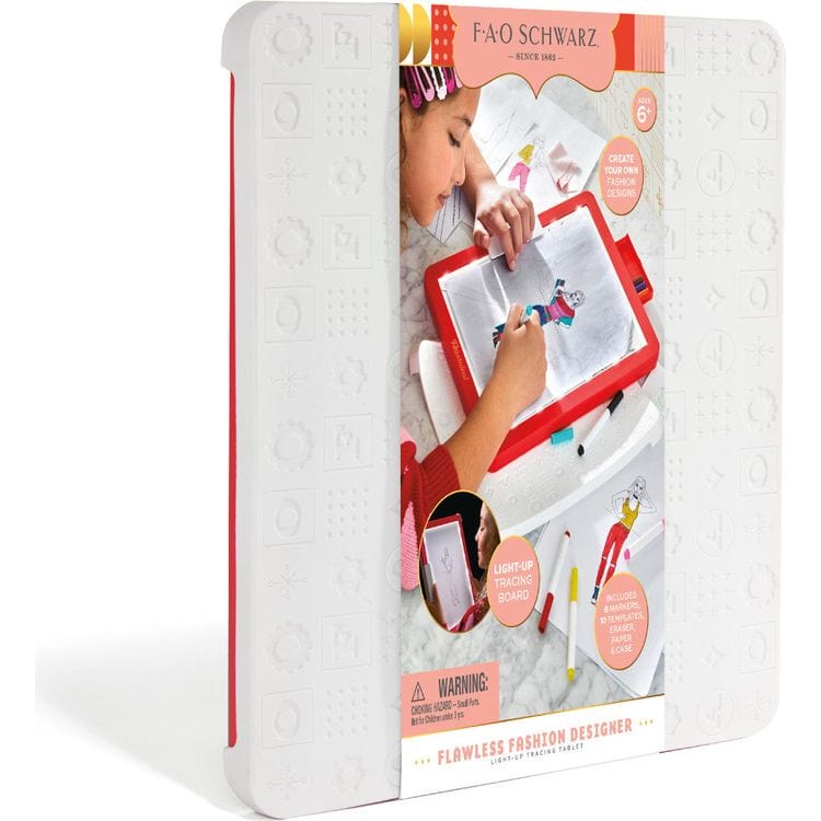  FAO Schwarz -  Flawless Fashion Designer Light-Up Tracing Tablet -  Fashion Activity and Roleplay
