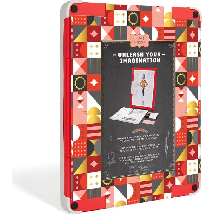  FAO Schwarz -  Flawless Fashion Designer Light-Up Tracing Tablet -  Fashion Activity and Roleplay