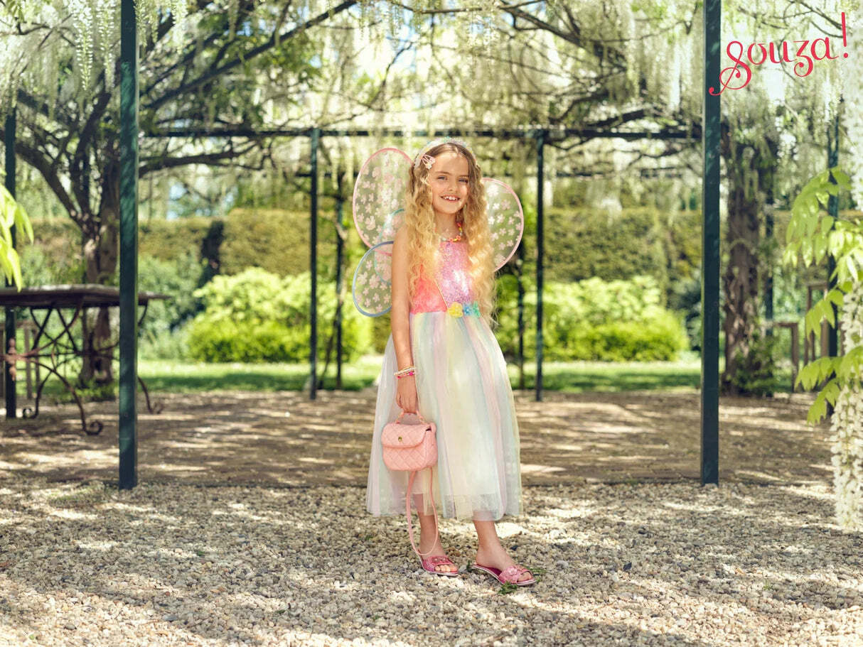  Souza -  Flora Dress & Wings Set (Green) - 5-7 Years -  Dress up