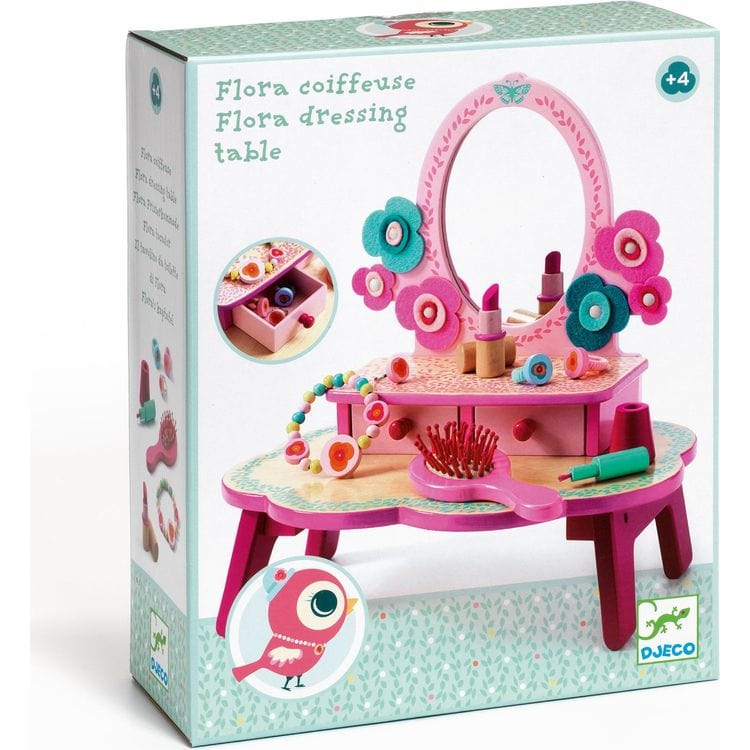  Djeco -  Flora Pretend Play Dressing Table -  Preschool