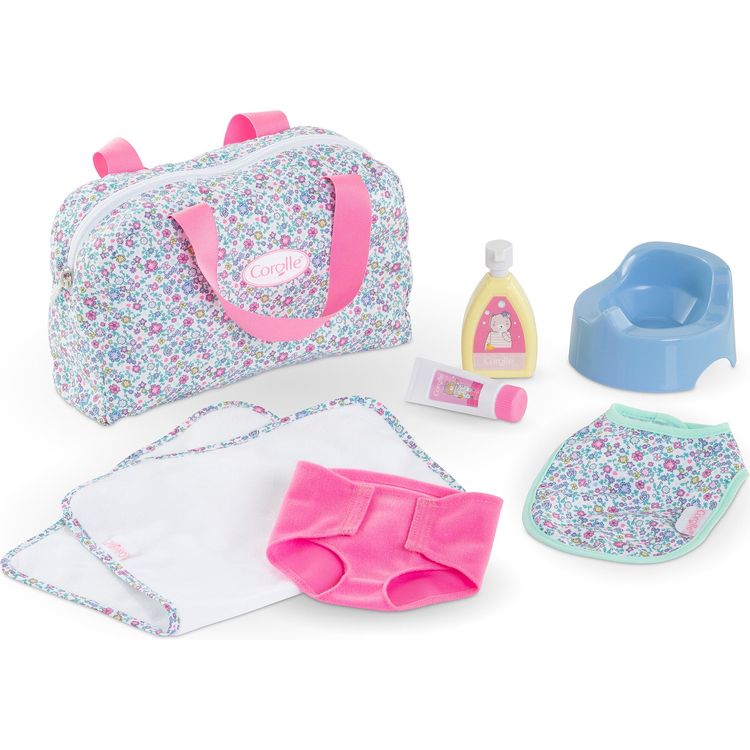  Corolle -  Floral Changing Accessory Set for 14" Baby Doll -  Dolls