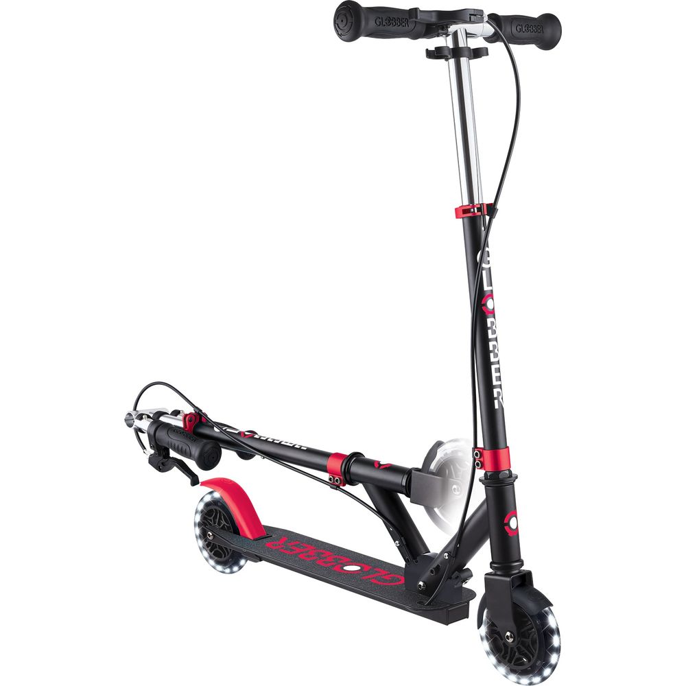  Globber -  Flow Junior Light Scooter - Black/Red -  Outdoor