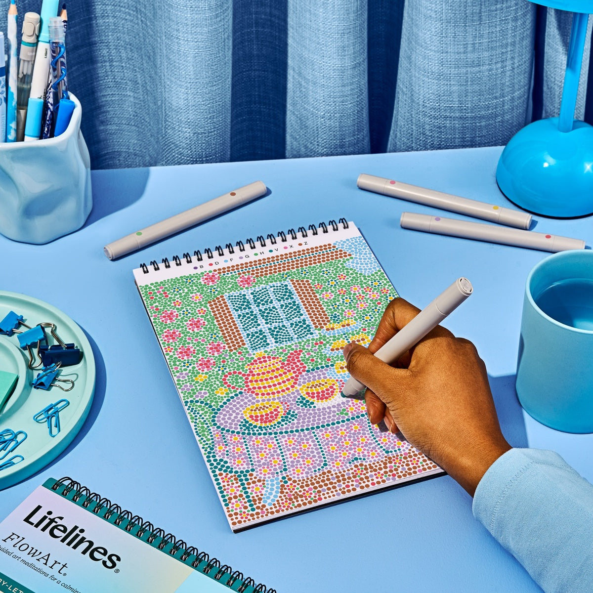 Lifelines -  FlowArt: Dot-By-Letter - Cozy Cottage -  Creativity
