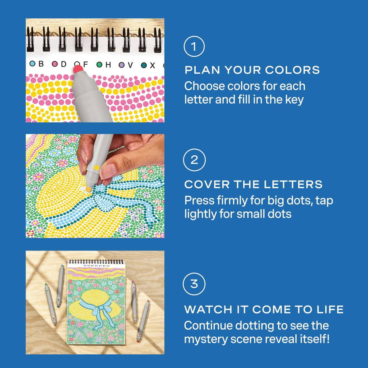 Lifelines -  FlowArt: Dot-By-Letter - Cozy Cottage -  Creativity