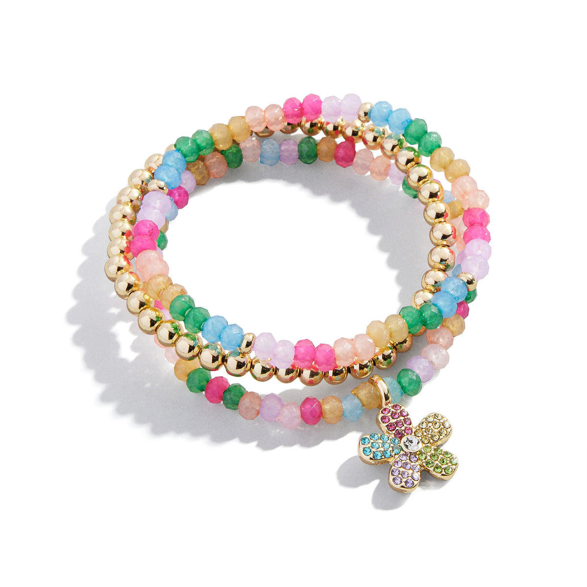 Minibar by BaubleBar -  Flower Bracelet Set of 3 -  Trend Accessories