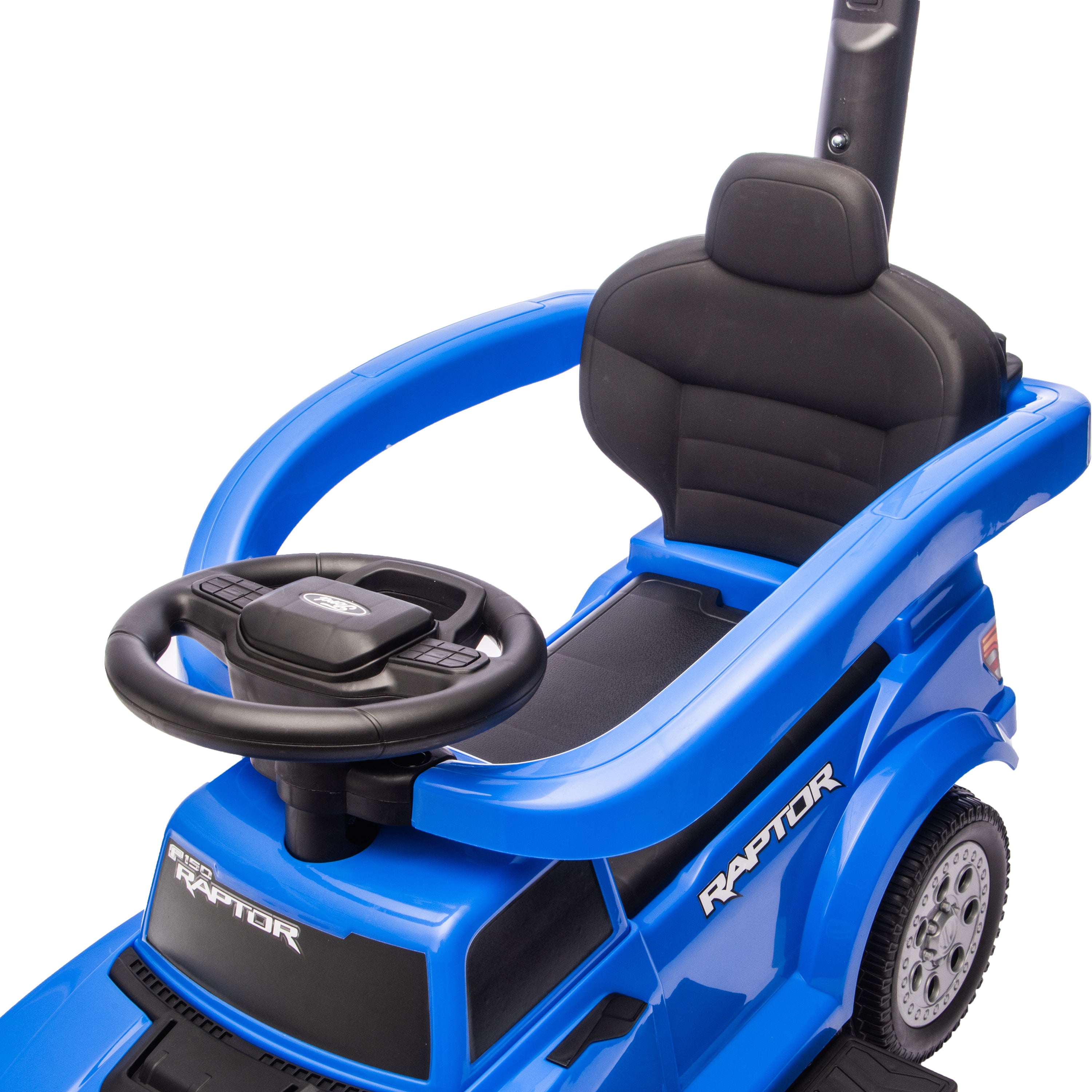  Freddo -  Ford Raptor 3-in-1 Push Ride On Toy Car - Blue -  Outdoor