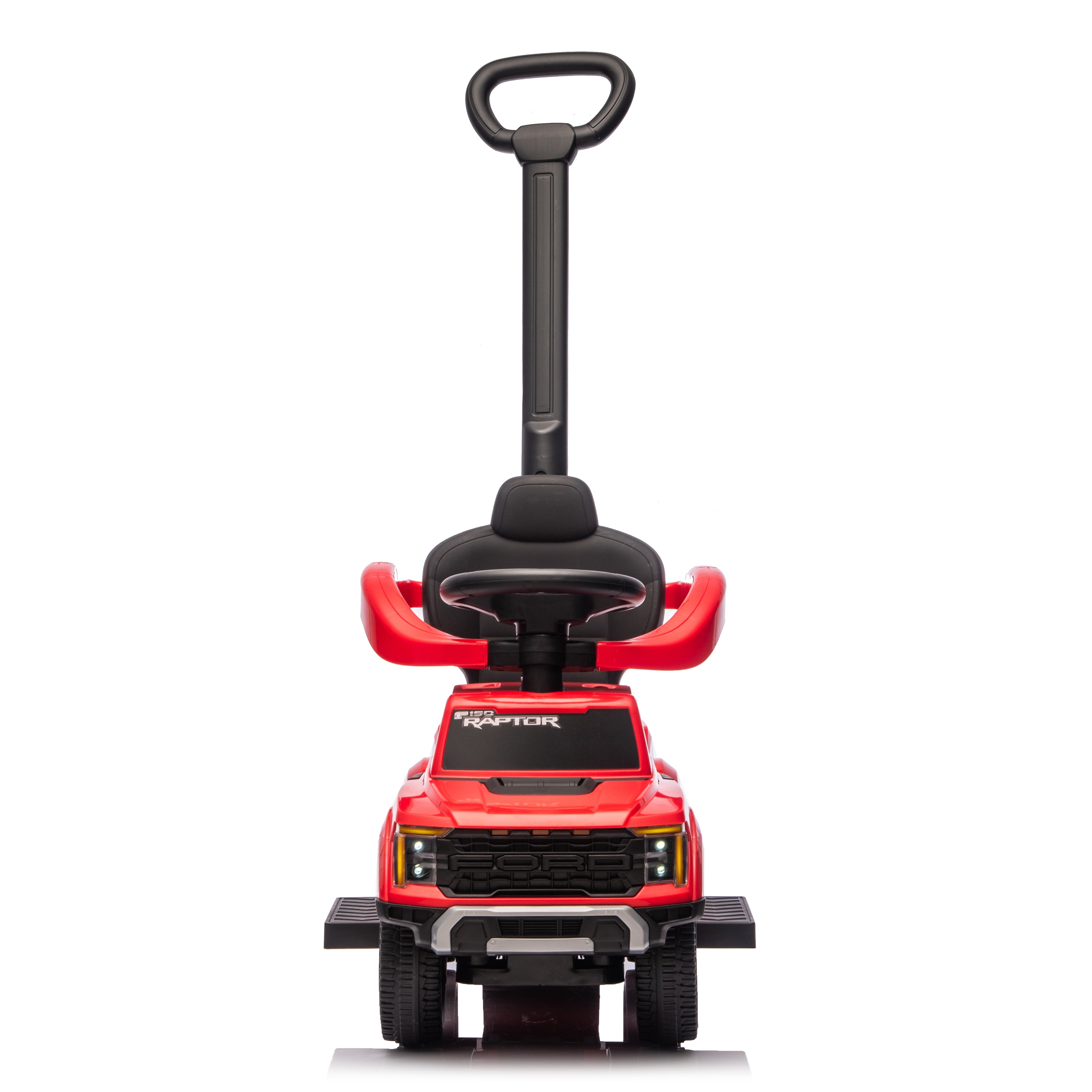  Freddo -  Ford Raptor 3-in-1 Push Ride On Toy Car - Red -  Outdoor