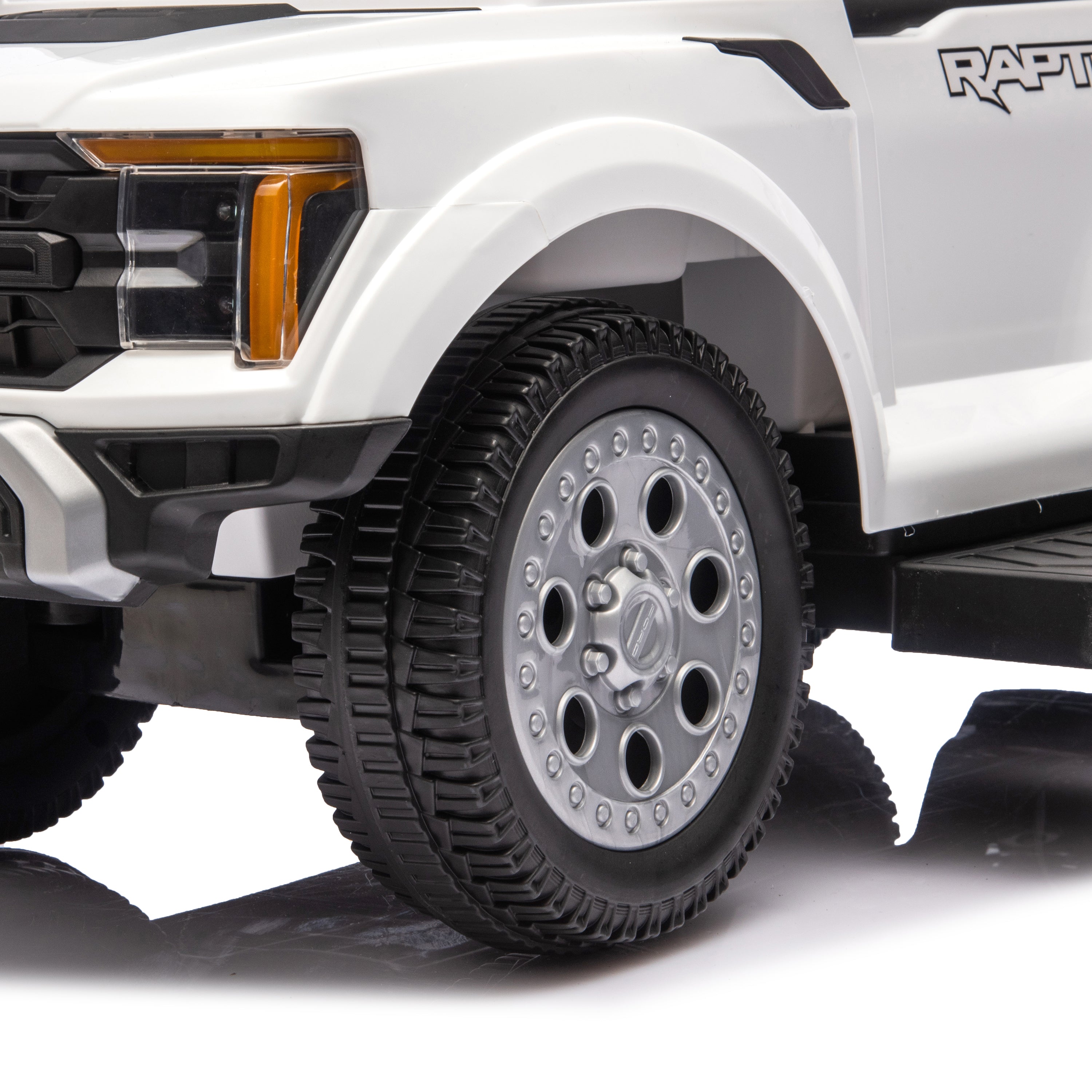  Freddo -  Ford Raptor 3-in-1 Push Ride On Toy Car - White -  Outdoor