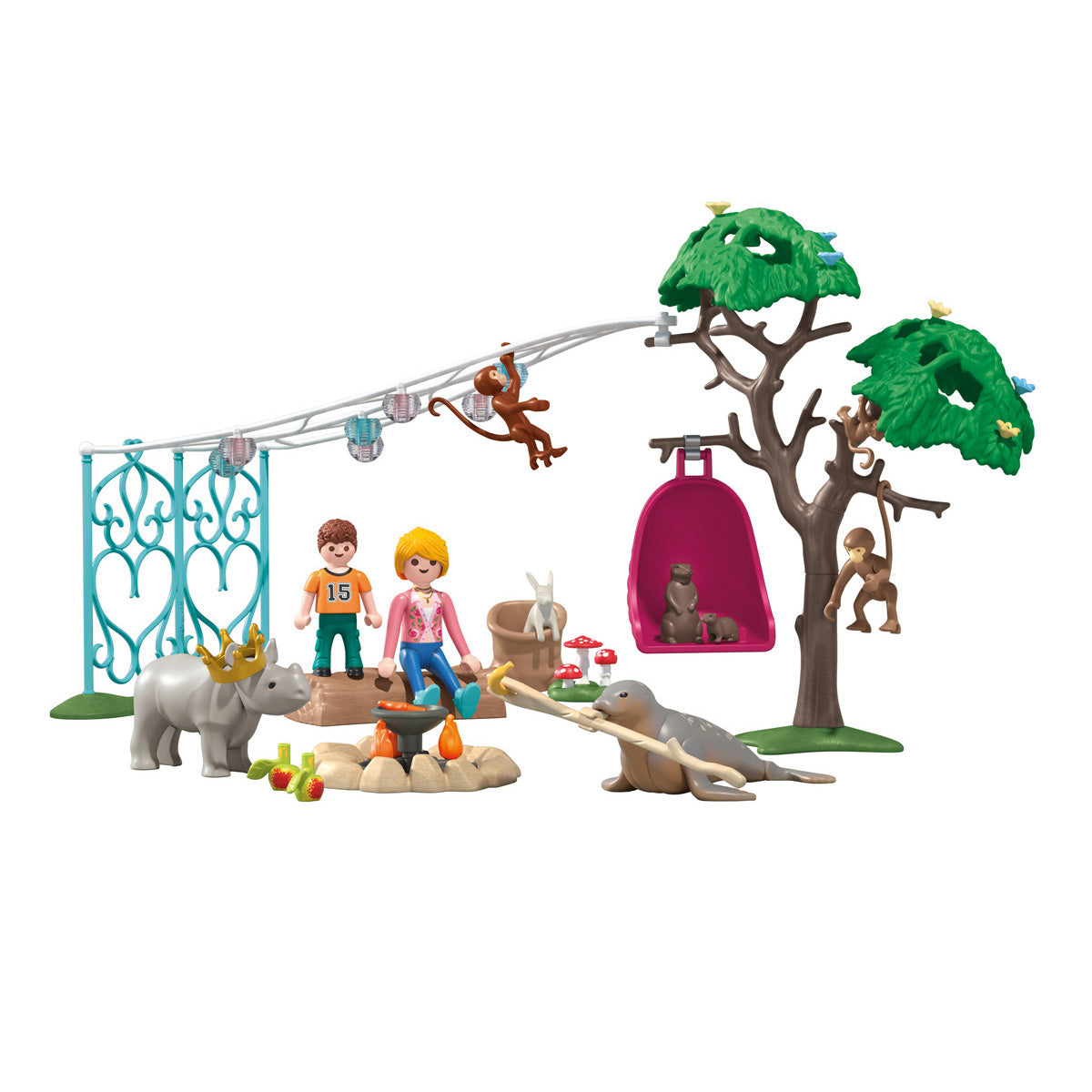  Playmobil -  Forest Birthday Party Fun Playset -  Preschool