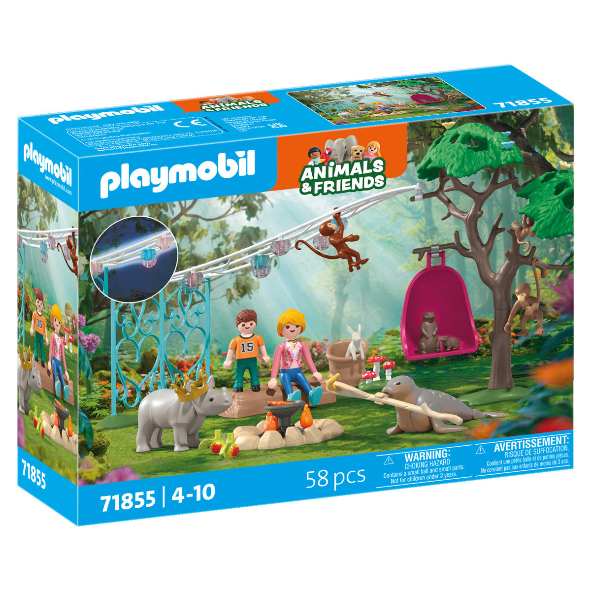 Playmobil -  Forest Birthday Party Fun Playset -  Preschool