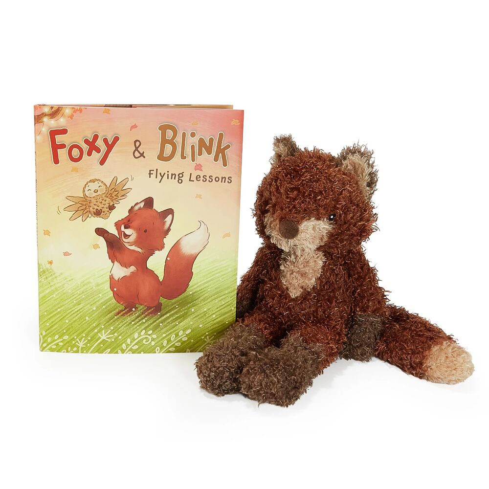  Bunnies By The Bay -  Foxy Plush & Flying Lessons Book Bundle -  Infants