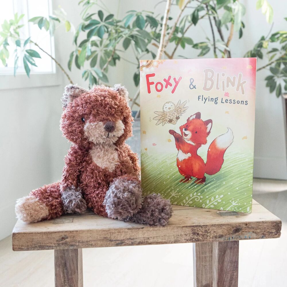  Bunnies By The Bay -  Foxy Plush & Flying Lessons Book Bundle -  Infants