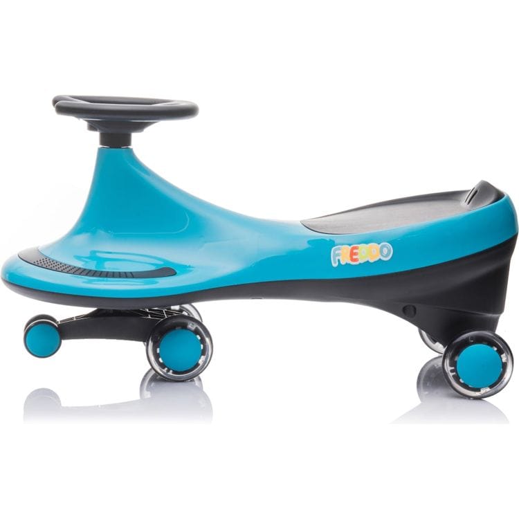  Freddo -  Freddo Toys Swing Car with Flashing Wheels - Blue -  Outdoor