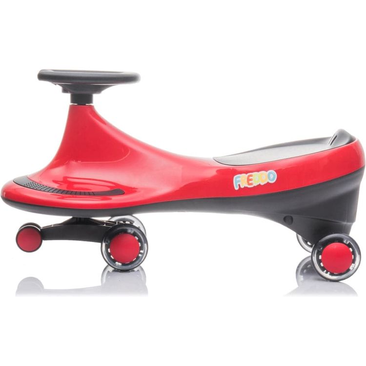  Freddo -  Freddo Toys Swing Car with Flashing Wheels - Red -  Outdoor