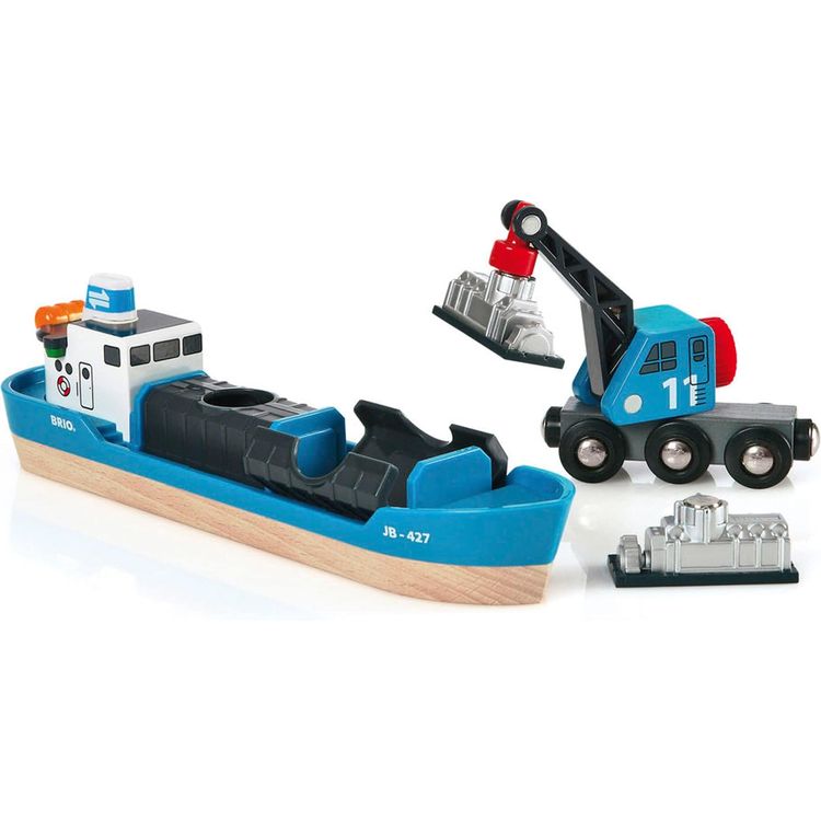  Brio -  Freight Ship and Crane -  Preschool