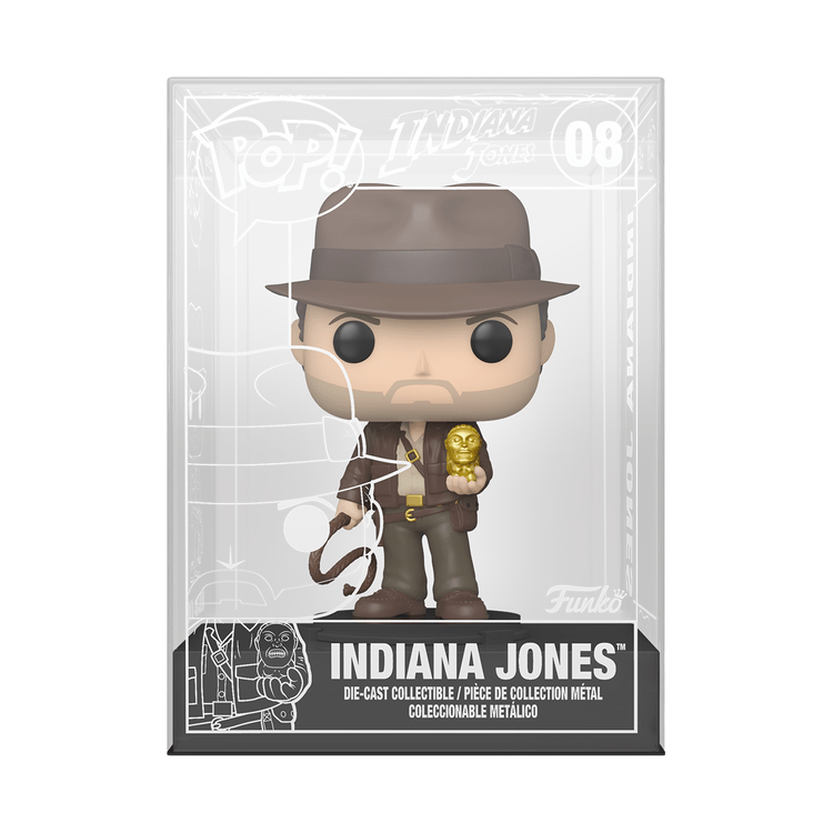  Funko -  Funko POP! Die-Cast Indiana Jones with Idol -  World of Funko
