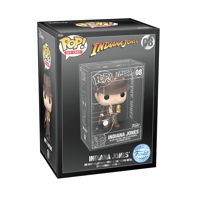 Funko -  Funko POP! Die-Cast Indiana Jones with Idol -  World of Funko