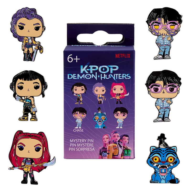  Funko -  Funko Pop! By Loungefly K-Pop Demon Hunters Mystery Box Pin -  World of Funko
