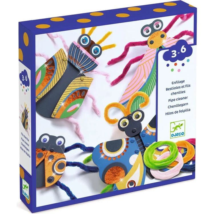  Djeco -  Fuzzy Bugs 3D Collage -  Creativity