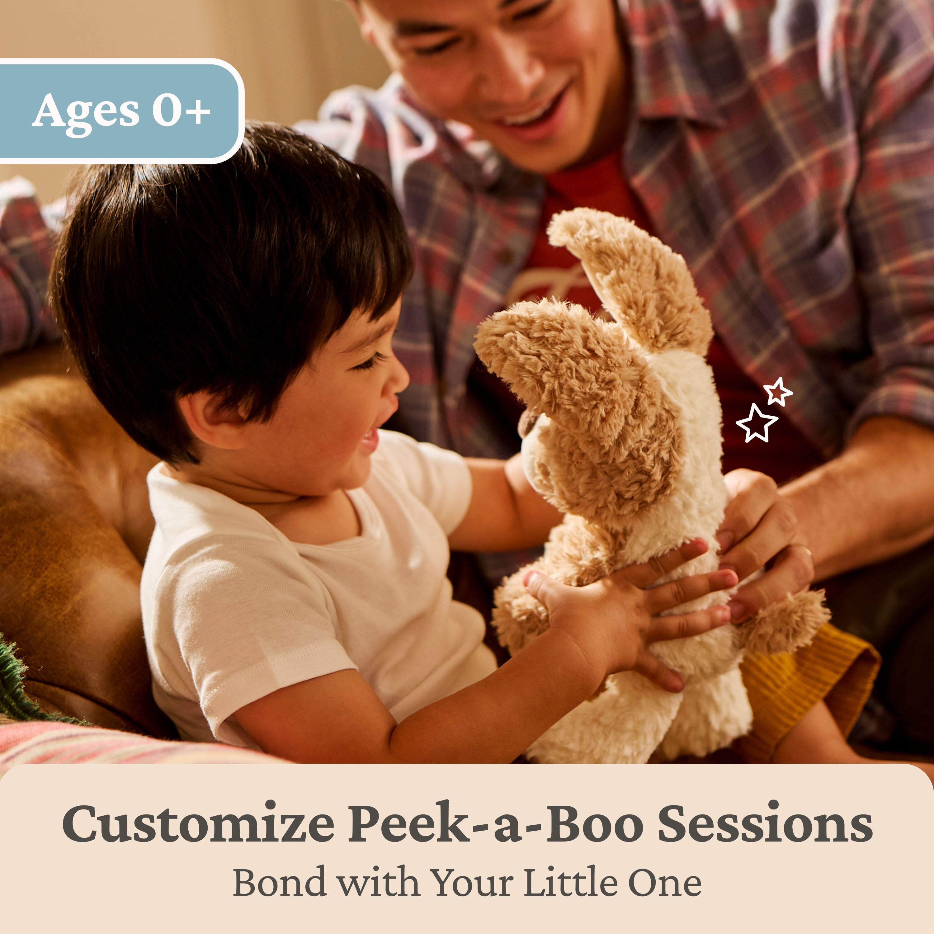  Gund -  GUND Baby Peek-a-Boo Peeki Puppy Plush -  Plush