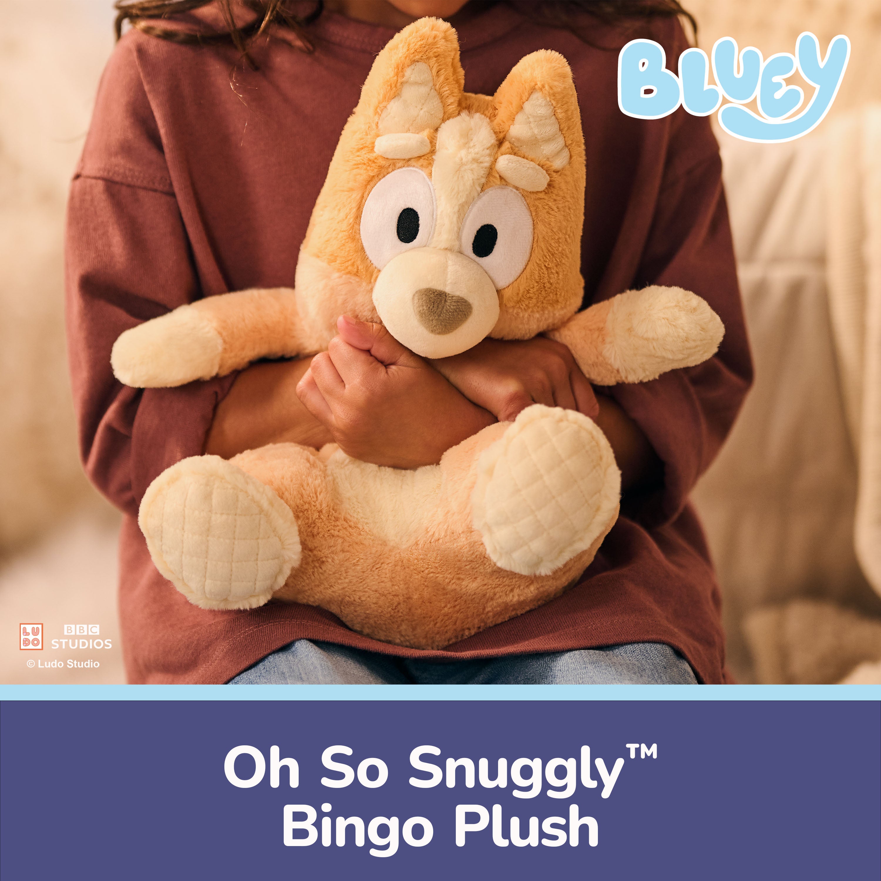  Gund -  GUND Bingo Oh So Snuggly Plush - 12.5” -  World Of Bluey