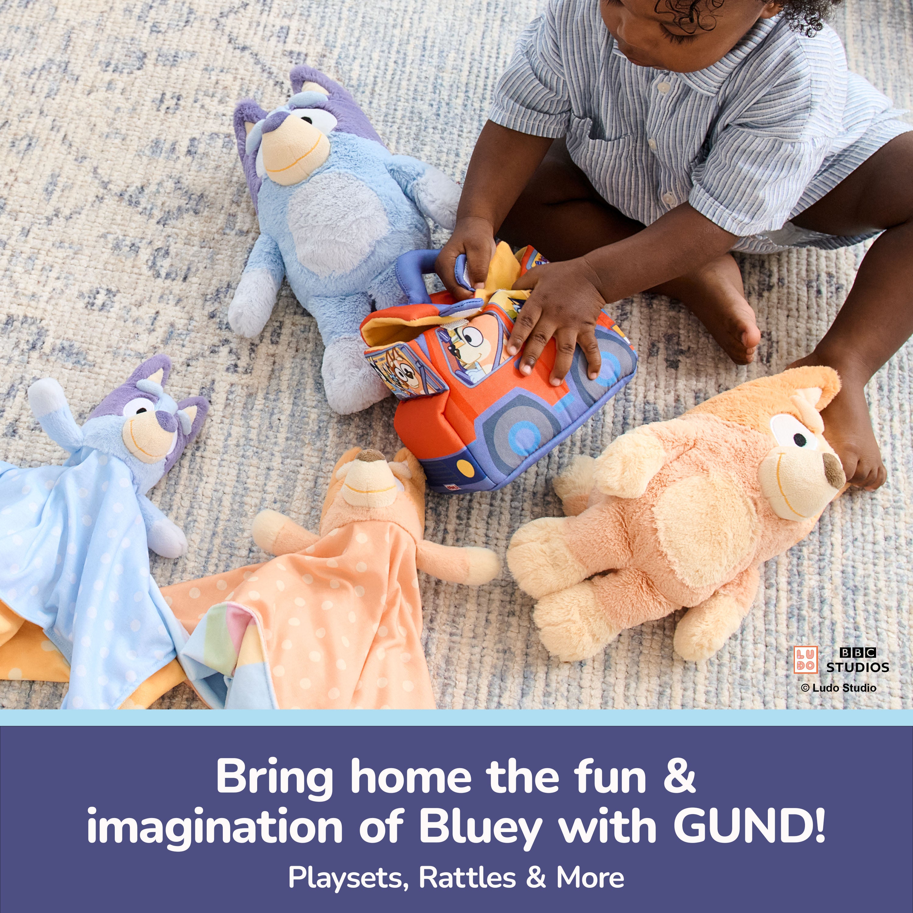  Gund -  GUND Bingo Oh So Snuggly Plush - 12.5” -  World Of Bluey