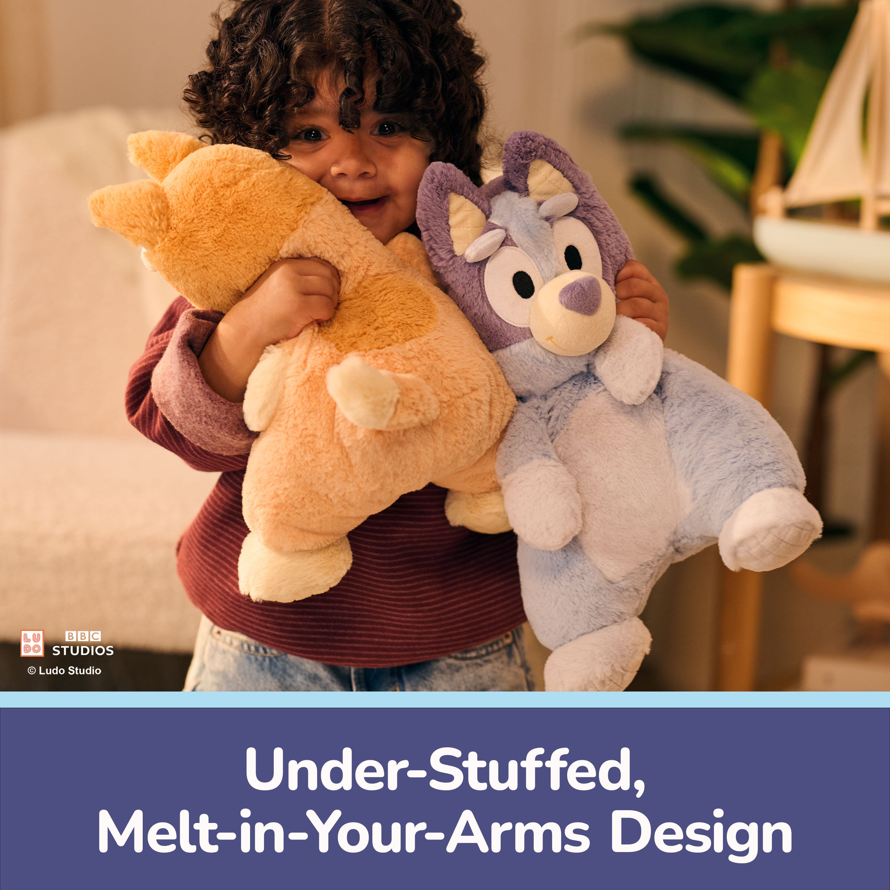  Gund -  GUND Bluey Oh So Snuggly Plush - 12.5” -  World Of Bluey