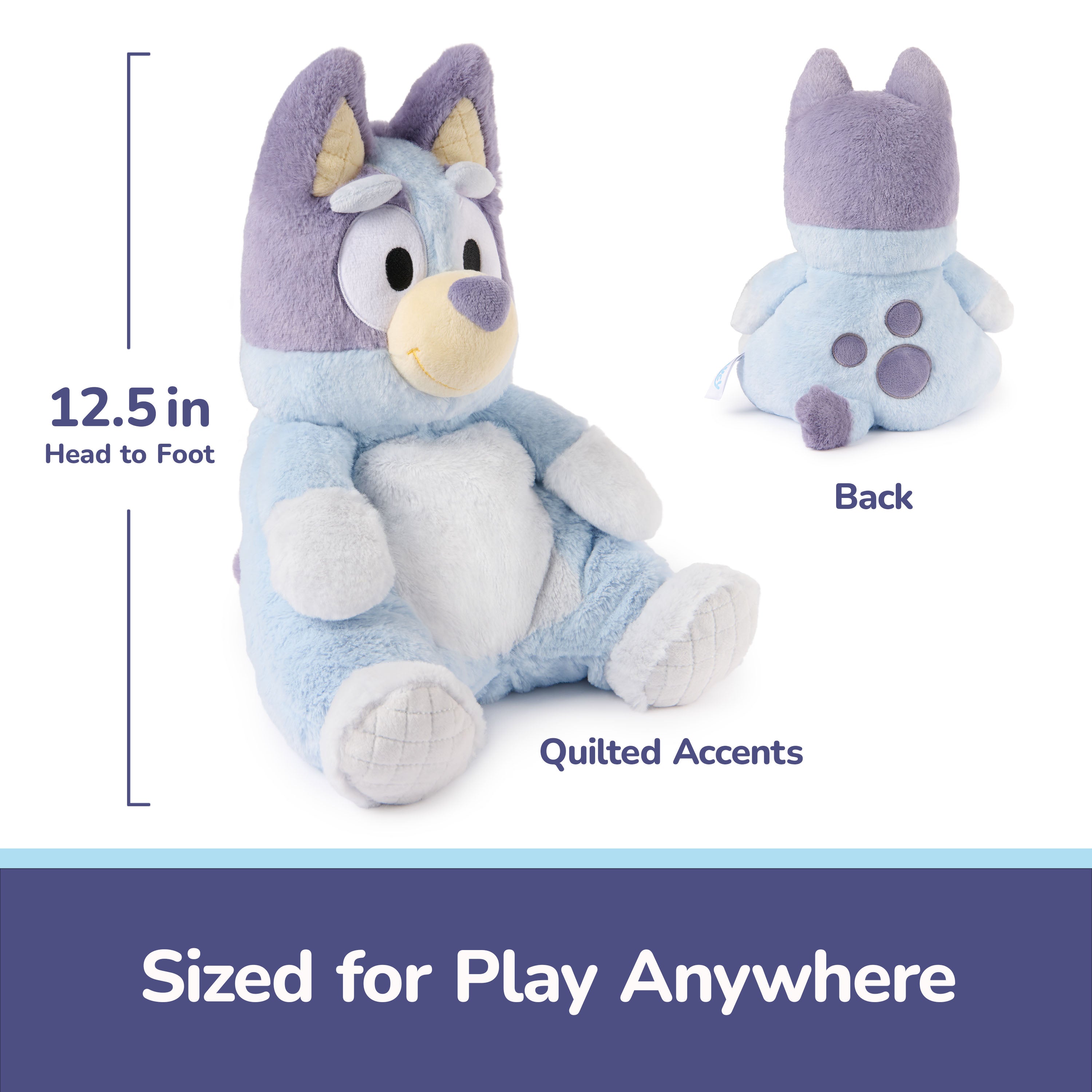  Gund -  GUND Bluey Oh So Snuggly Plush - 12.5” -  World Of Bluey