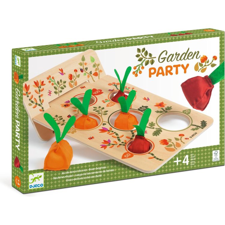  Djeco -  Garden Party Bag Toss Game -  Preschool