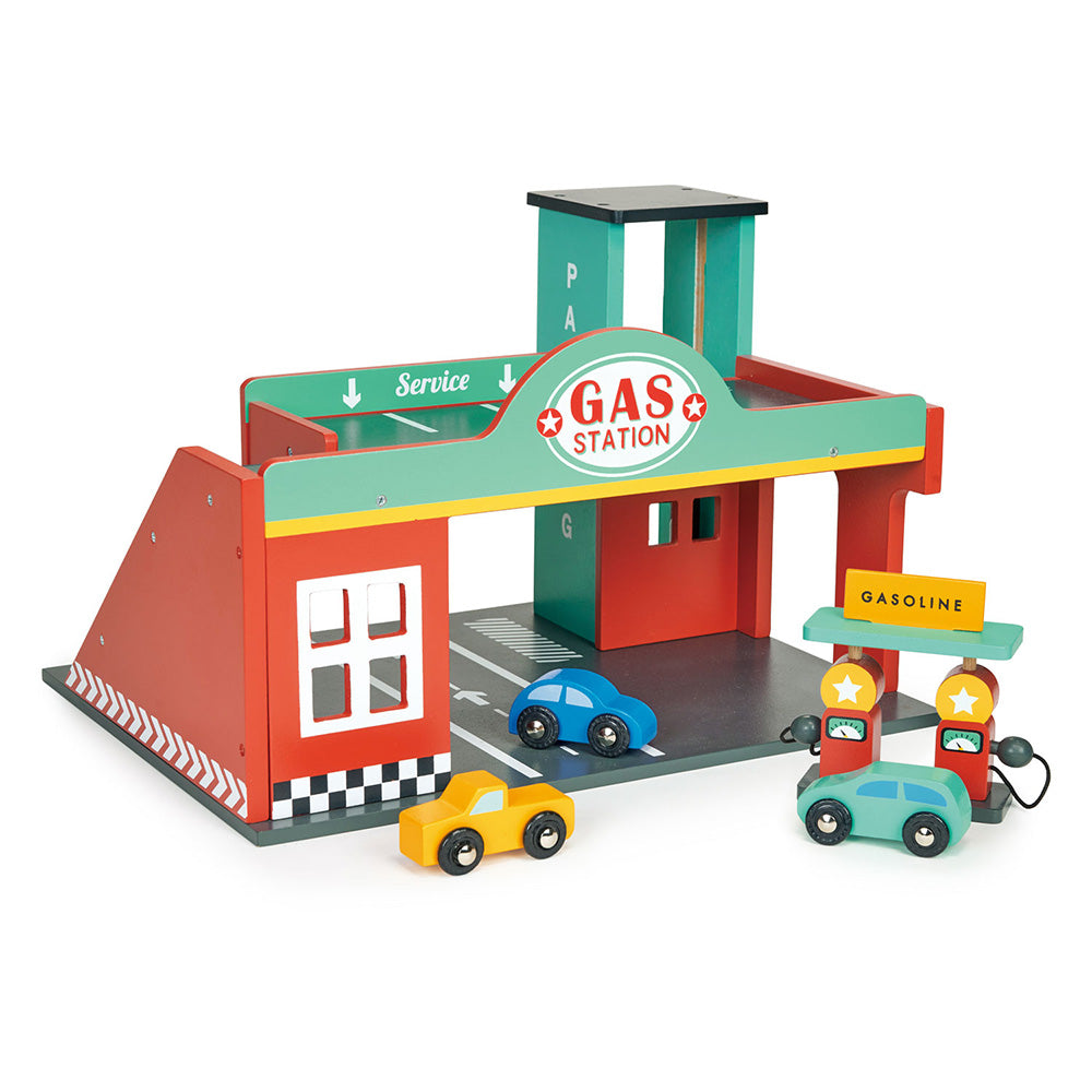  Mentari -  Gas Station Playset -  Preschool