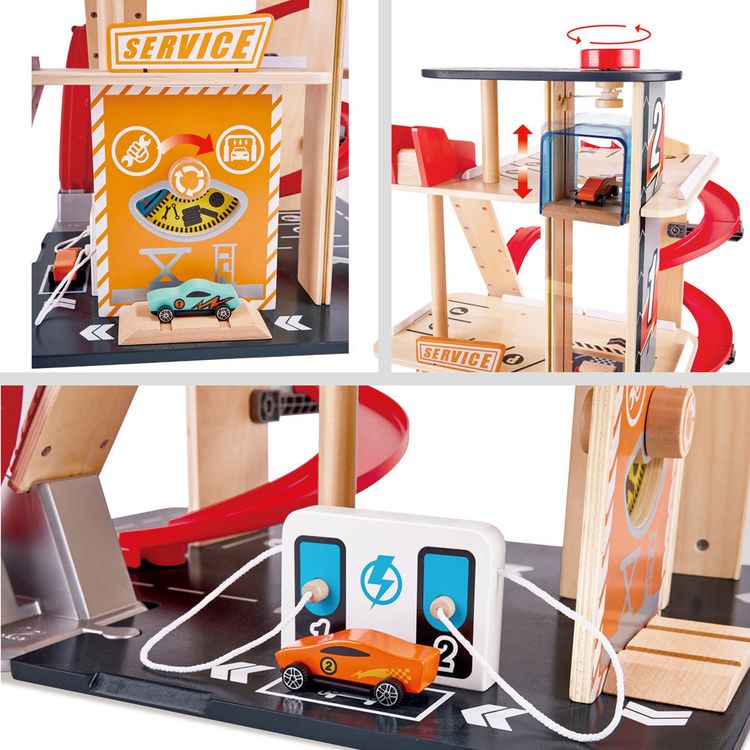  Hape -  Gearhead Stunt Garage -  Preschool