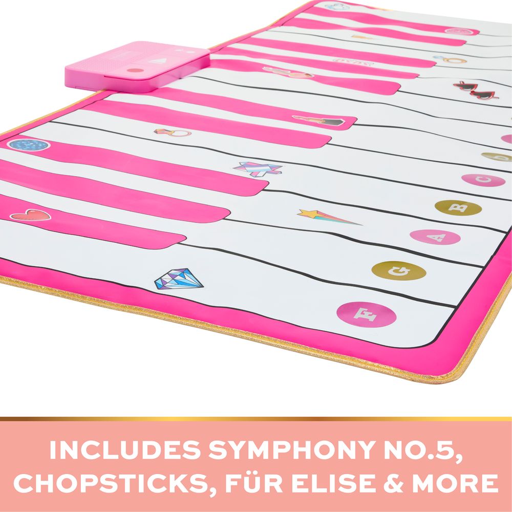  FAO Schwarz -  Giant Dance-On Piano Pink - Compose Your Own Music -  Music