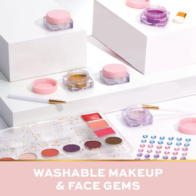  FAO Schwarz -  Glitz & Glam Portable Vanity Makeup Case -  Fashion Activity and Roleplay