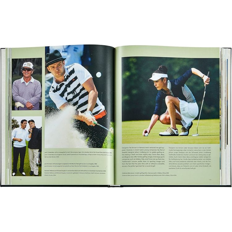  Graphic Image -  "Golf: The Ultimate Book" in Green Bonded Leather -  Books