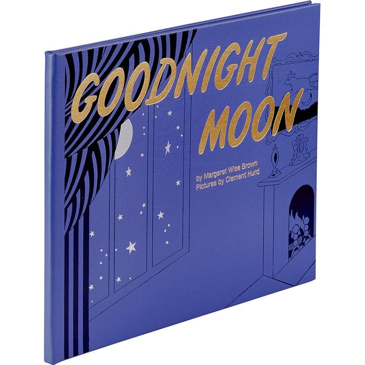  Graphic Image -  "Goodnight Moon" Book in Blue Bonded Leather -  Books