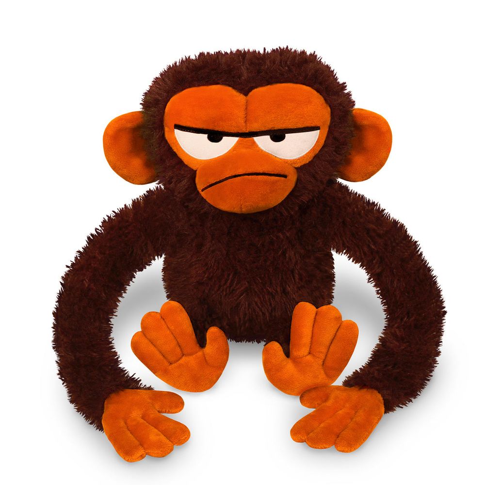  Yottoy -  Grumpy Monkey 12" Plush -  Plush