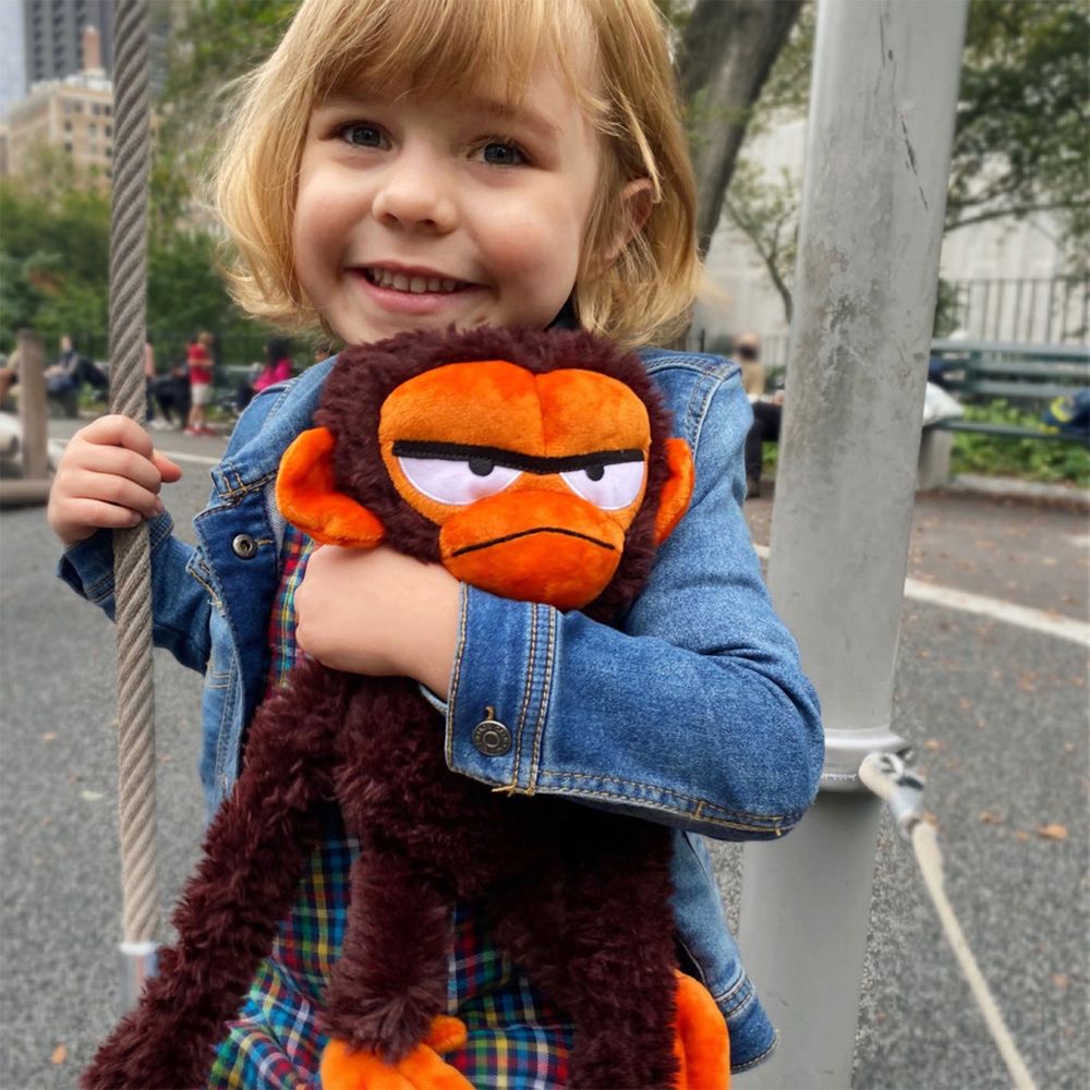  Yottoy -  Grumpy Monkey 12" Plush -  Plush