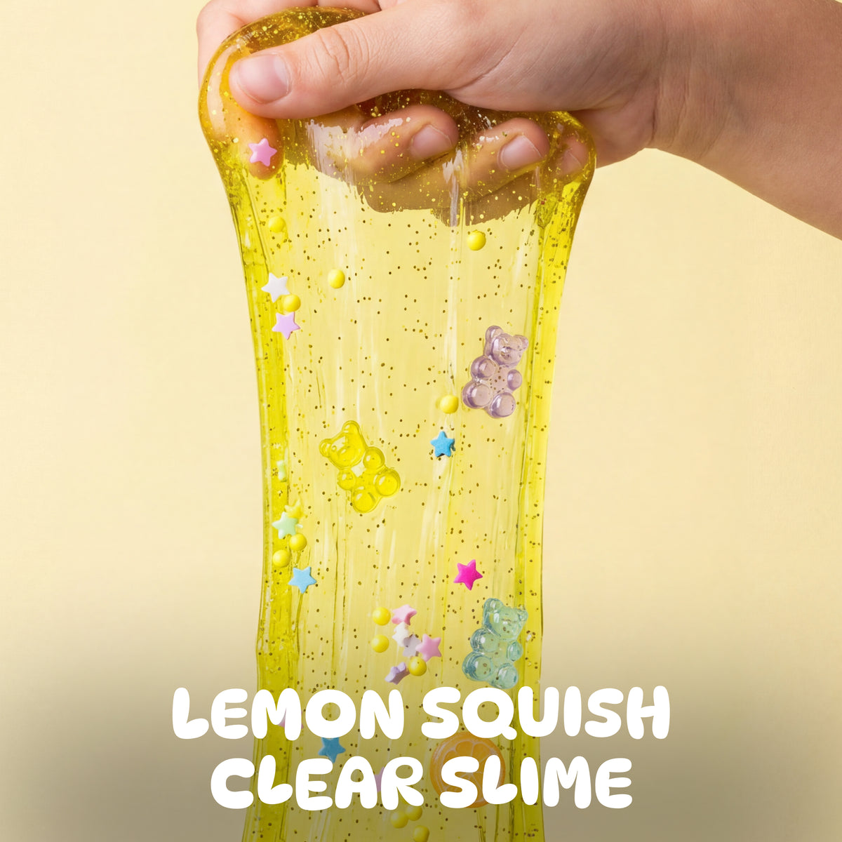 FAO Schwarz -  Gummy Goo Slime – Lemon Squish Clear Slime -  Creativity