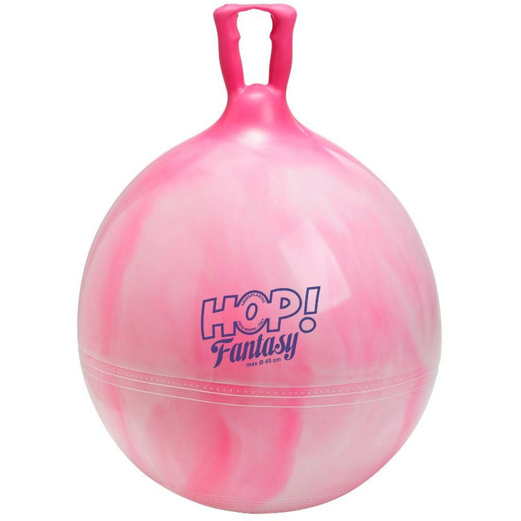  Gymnic® -  Gymnic Hop 45 - 18 inch Hop Ball Swirl Pink -  Preschool