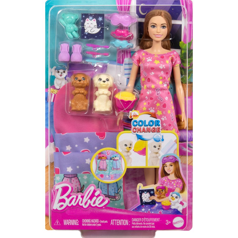 Barbie Puppy Slumber Party Doll & Accessories