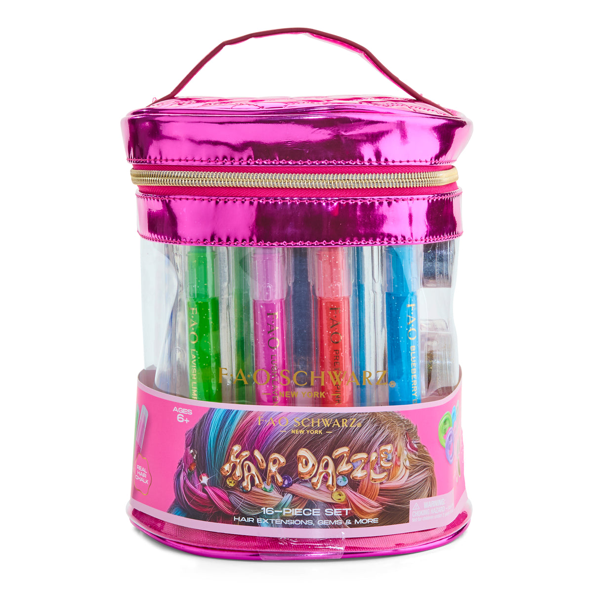 FAO Schwarz -  Hair Dazzle Design 16-Piece Set -  Fashion Activity and Roleplay