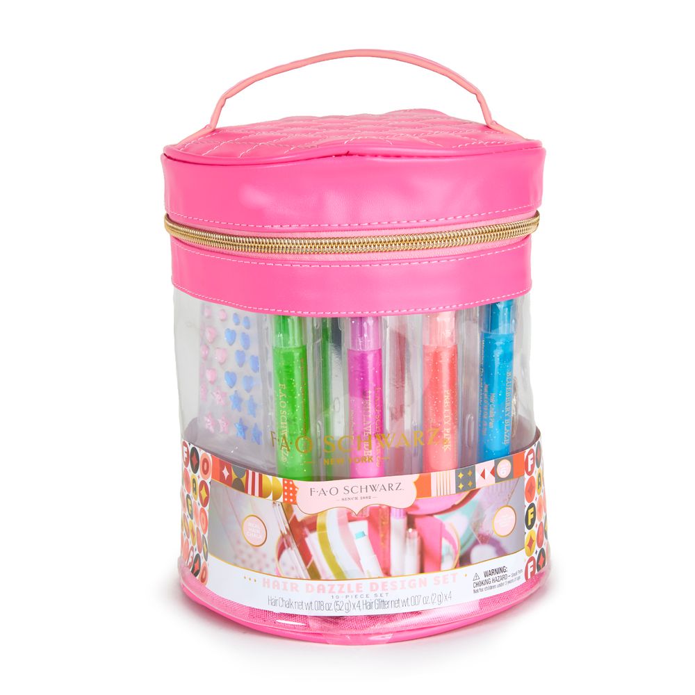  FAO Schwarz -  Hair Dazzle Design 20-Piece Set -  Fashion Activity and Roleplay