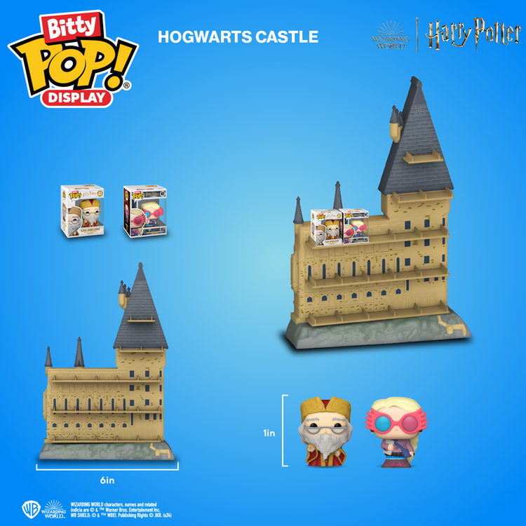 Harry Potter Bitty Pop! Display Hogwarts Castle | Funko